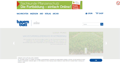 Desktop Screenshot of bauernblattsh.de
